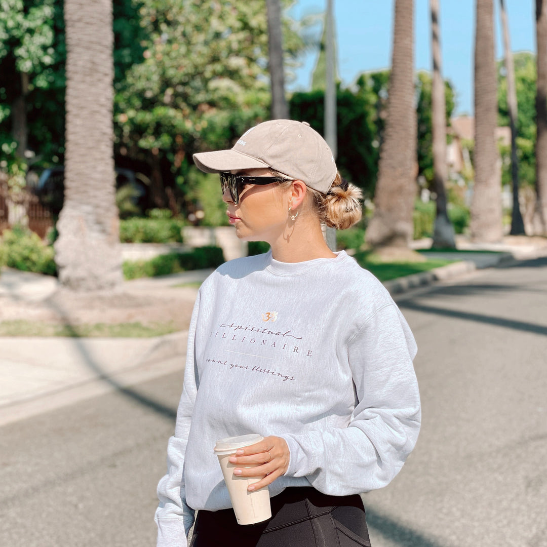 Spiritual Billionaire oversided sweatshirt Beverly Hills California 